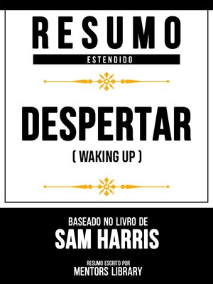 cover image of Resumo Estendido--Despertar (Waking Up)--Baseado No Livro De Sam Harris